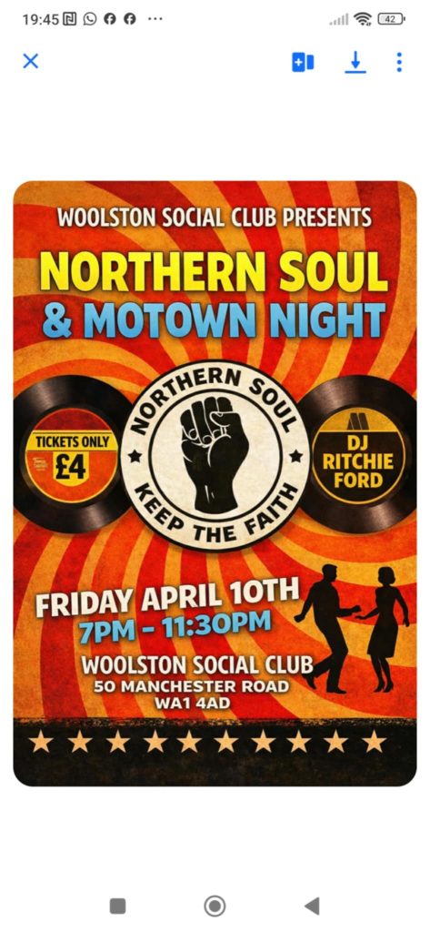 Soul And Motown Night At Woolston Social Club