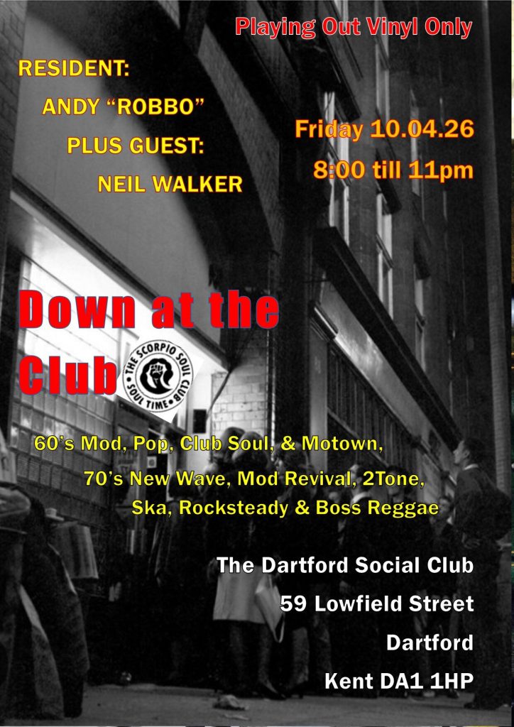 Down At The Club  The Scorpio Soul Club