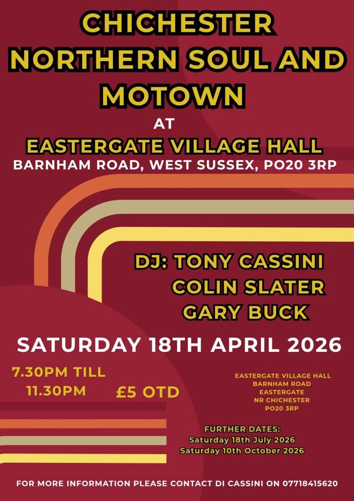 Chichester Motown And Northern Soul Evening