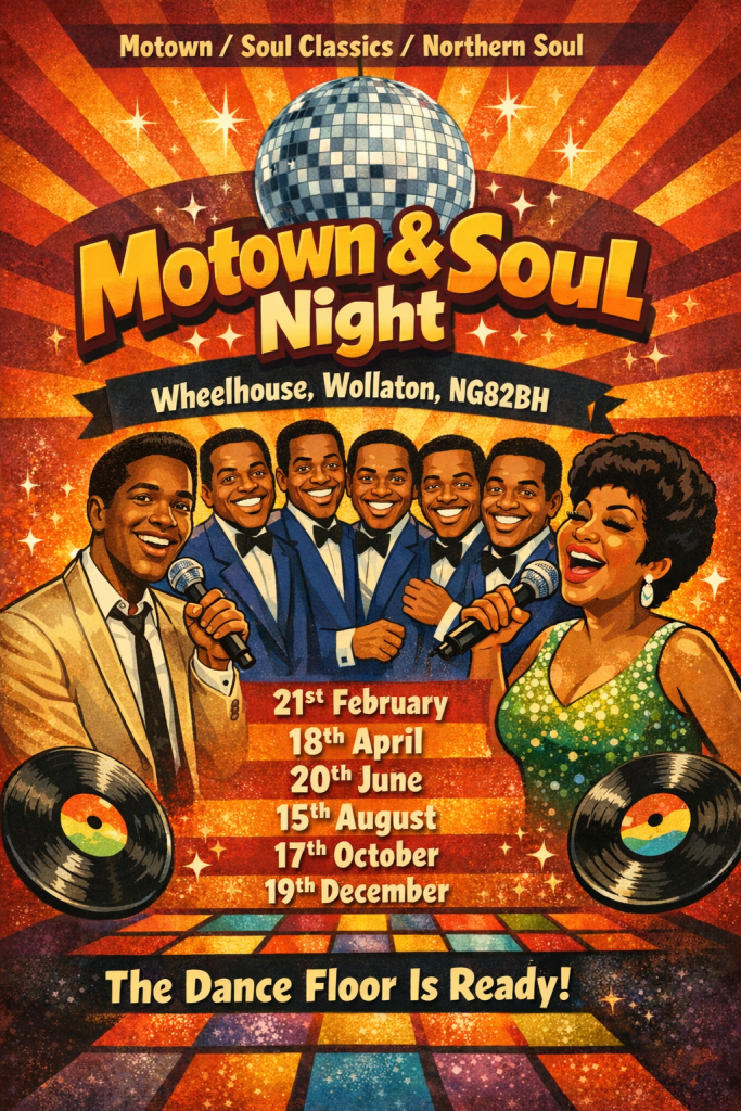 Wollaton Nottingham  Motown Soul  Club Classics