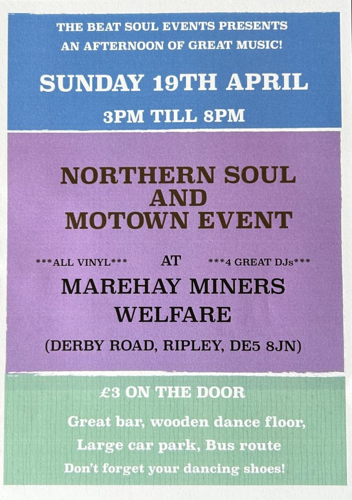 Marehay Northern Soul And Motown Afternoon
