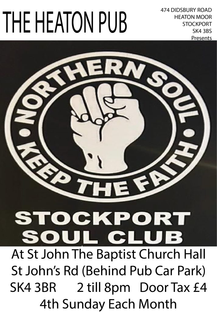Stockport Soul Club Heaton Mersey