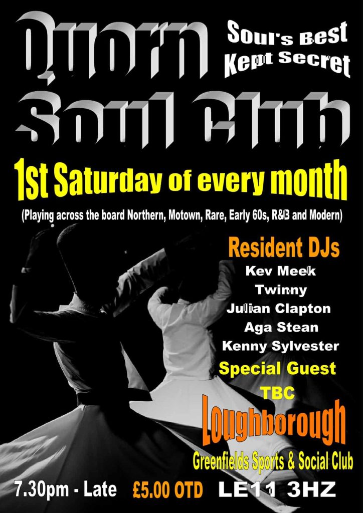 Quorn Soul Club Loughborough