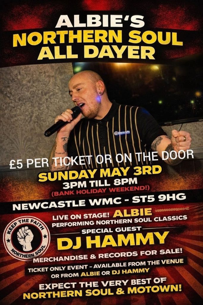 Northern Soul And Motown With Live Performance And Dj