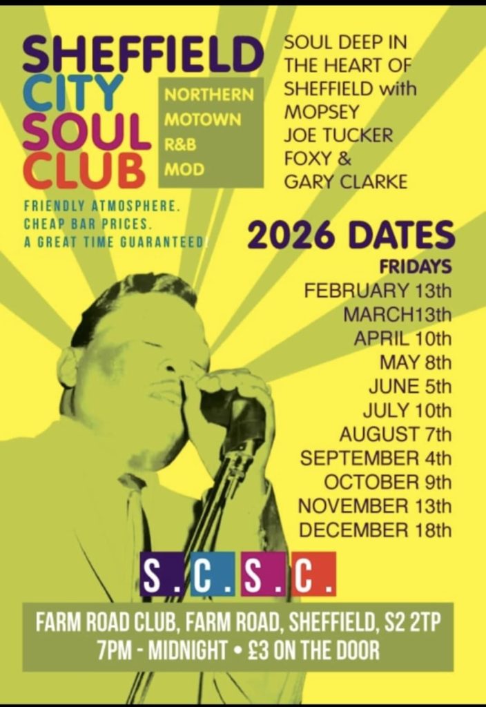 Sheffield City Soul Club Farm Road