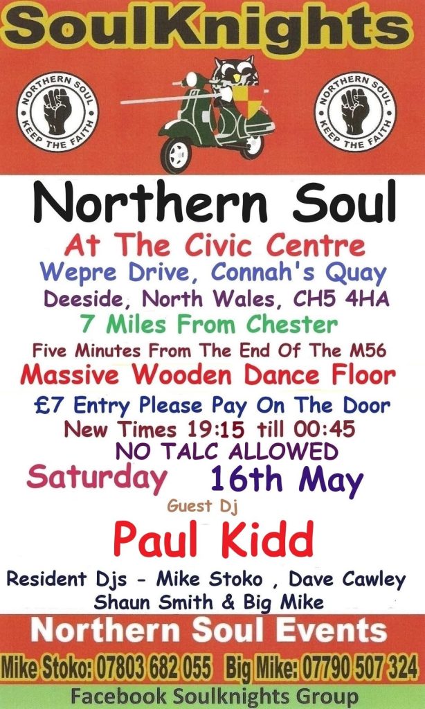 Soulknights With Special Guest Paul Kidd