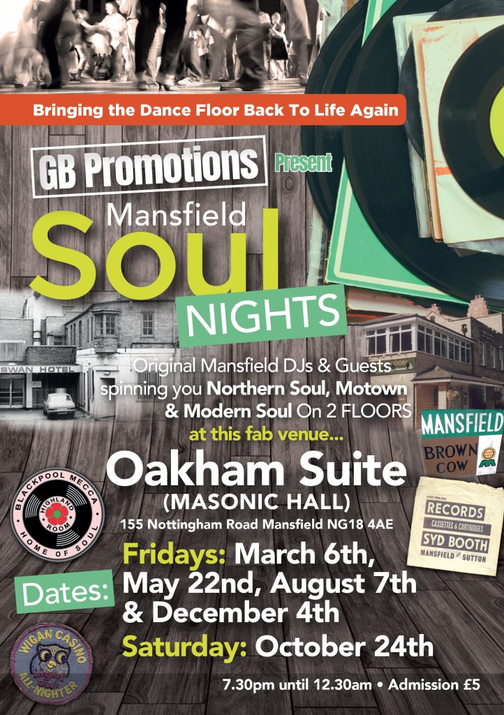 Mansfield Northern  Modern Soul Night At Oakham Suite