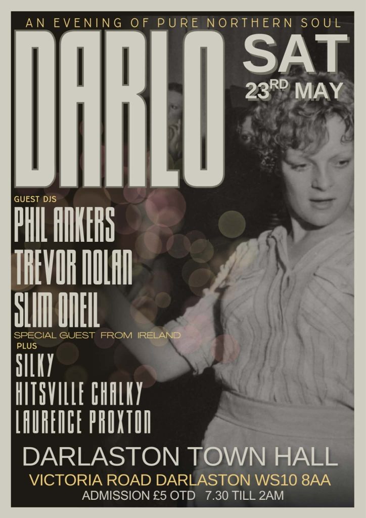 Darlaston Town Hall    Saturday23rd May