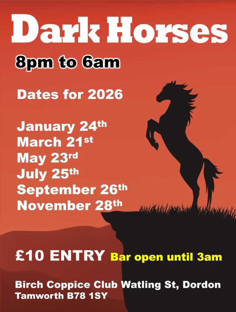 Dark Horses Niter At Dordon Tamworth