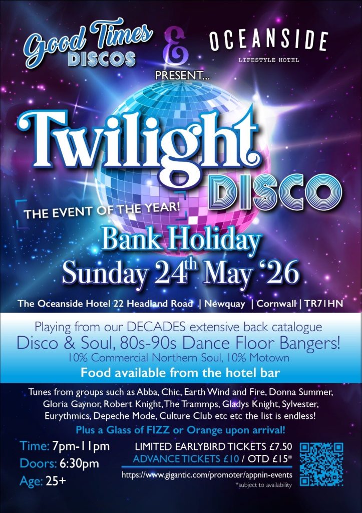 Good Times Discos And Oceanside Hotel Present Twilight Disco