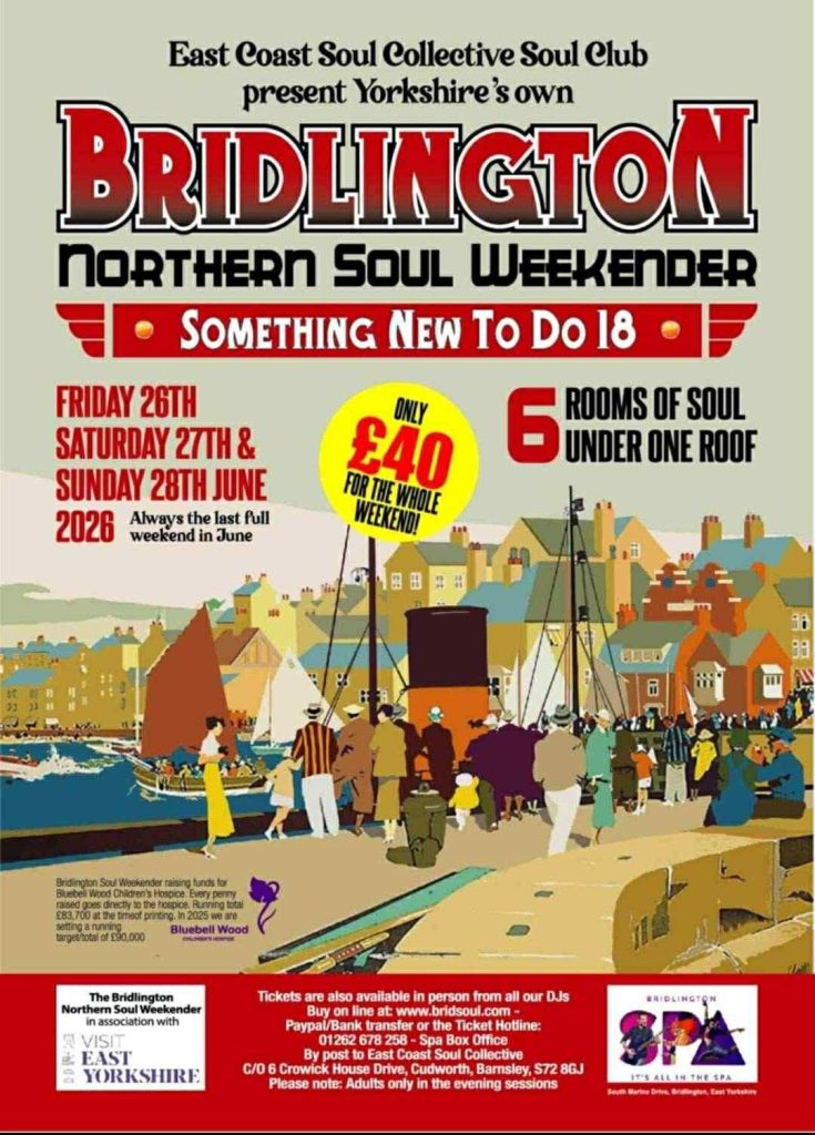 Bridlington Northern Soul Weekender 2026