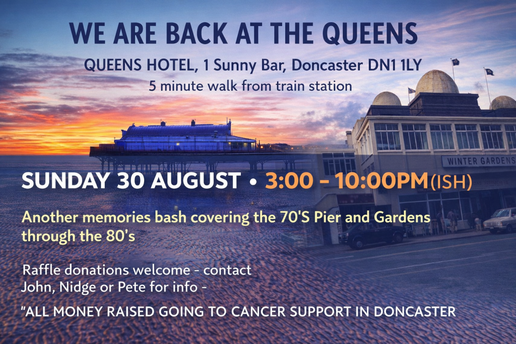 Cleethorpes Memories Charity Fundraiser Queens Hotel Donny