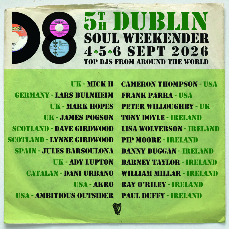 D8 Dublin Soul Weekender