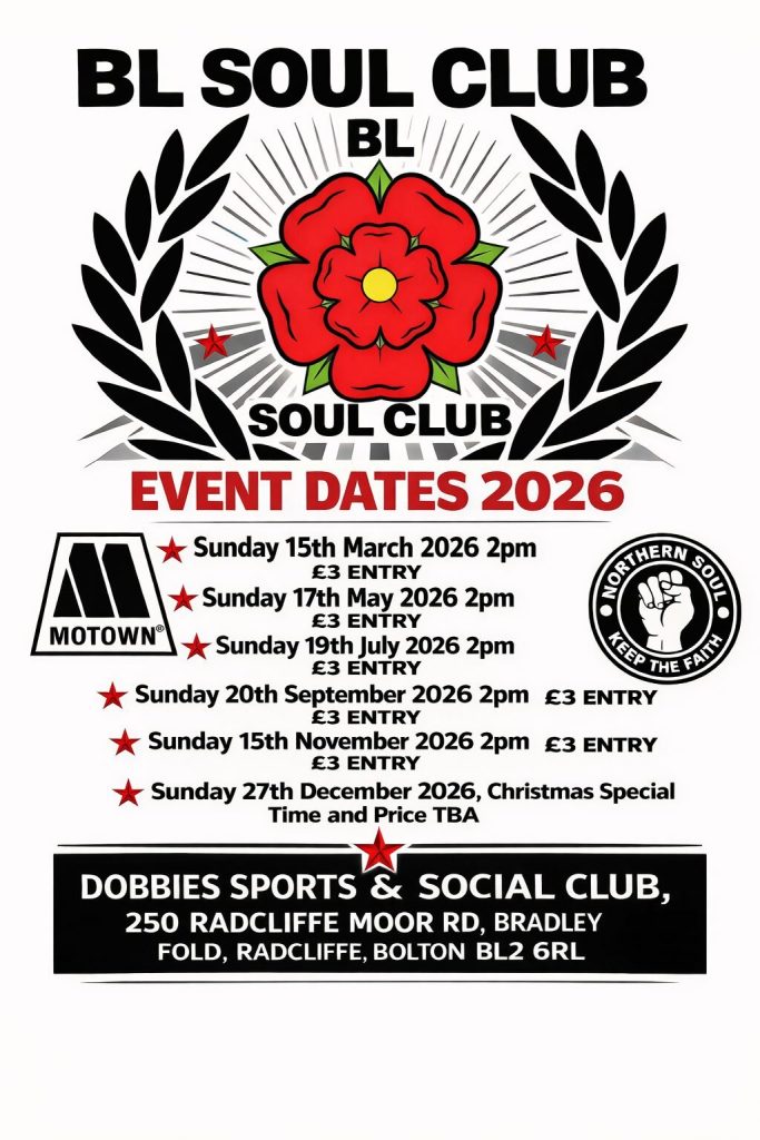 Bl Soul Club Xmas  Dobbies Sports  Social Club Bolton