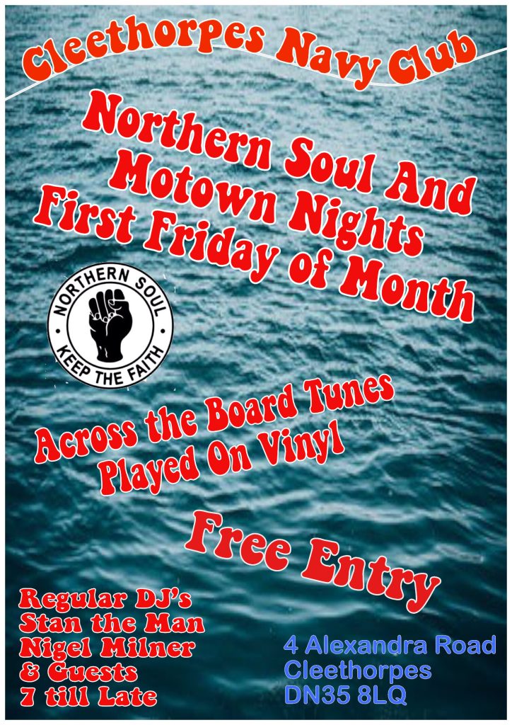 Cleethorpes Navy Club Northern Soul  Motown Alldayer