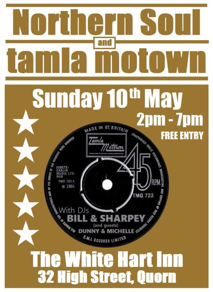 Free Northern Soul N Motown At The White Hart Quorn