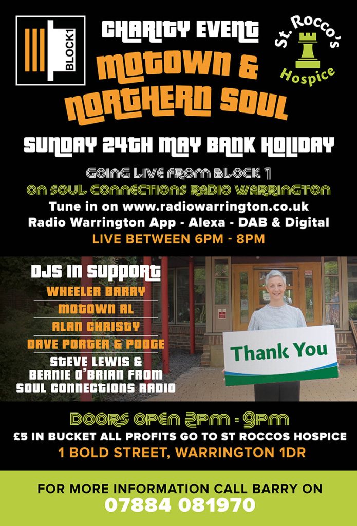 Block 1 Charity Event Soul Sunday  Warrington